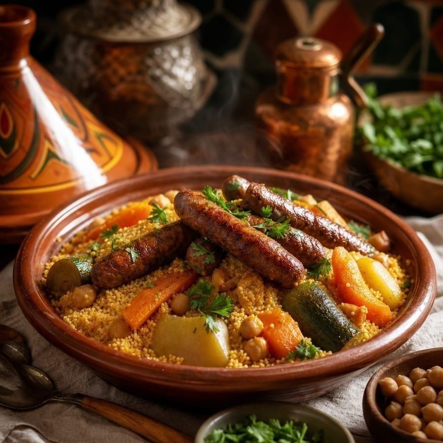 Couscous merguez