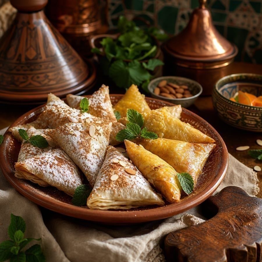 Briouates & pastilla